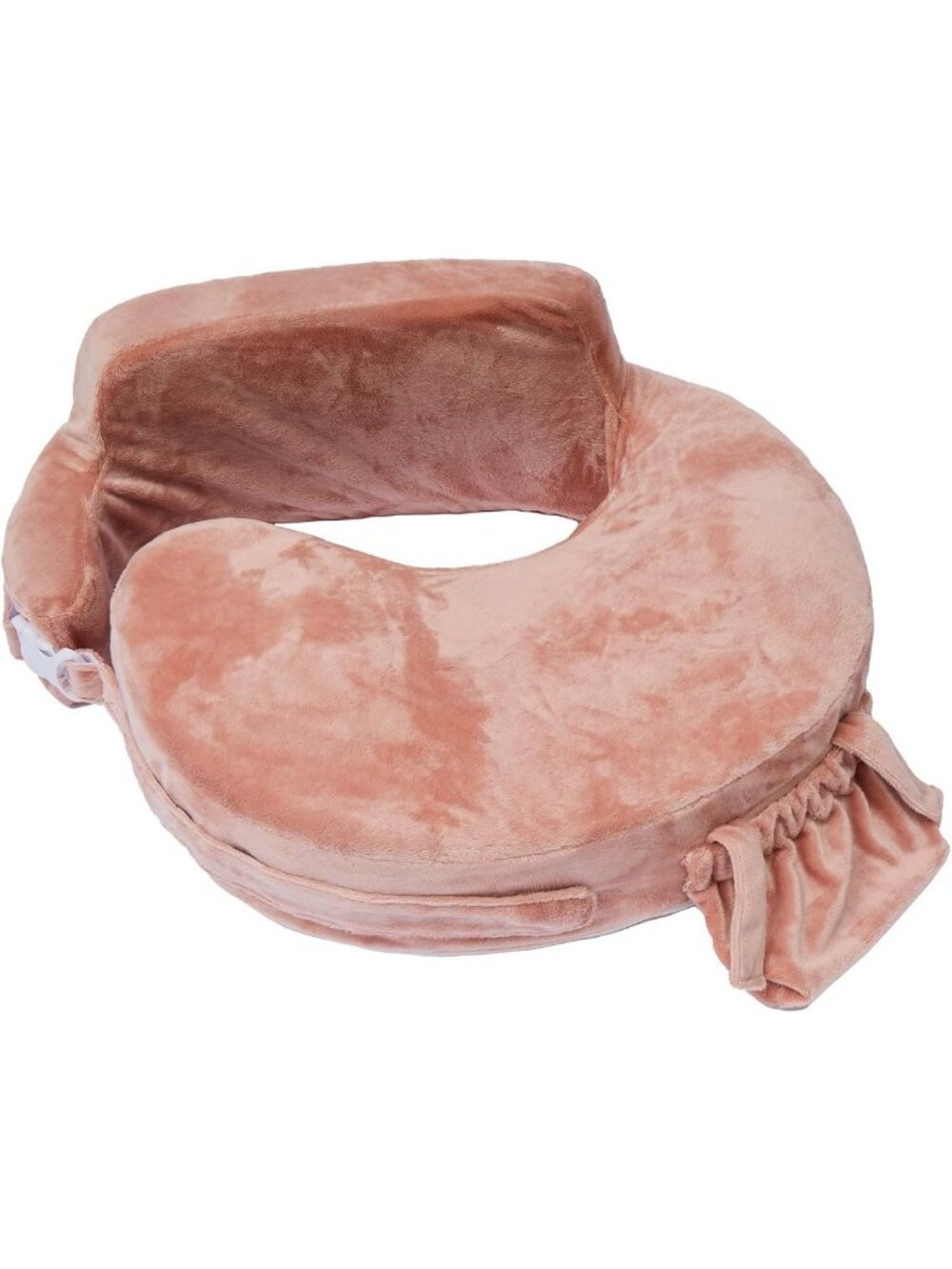 Deluxe Nursing Pillow for Breastfeeding Support - Soft Dusty Rose Color
